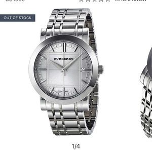 Burberry Silver Watch